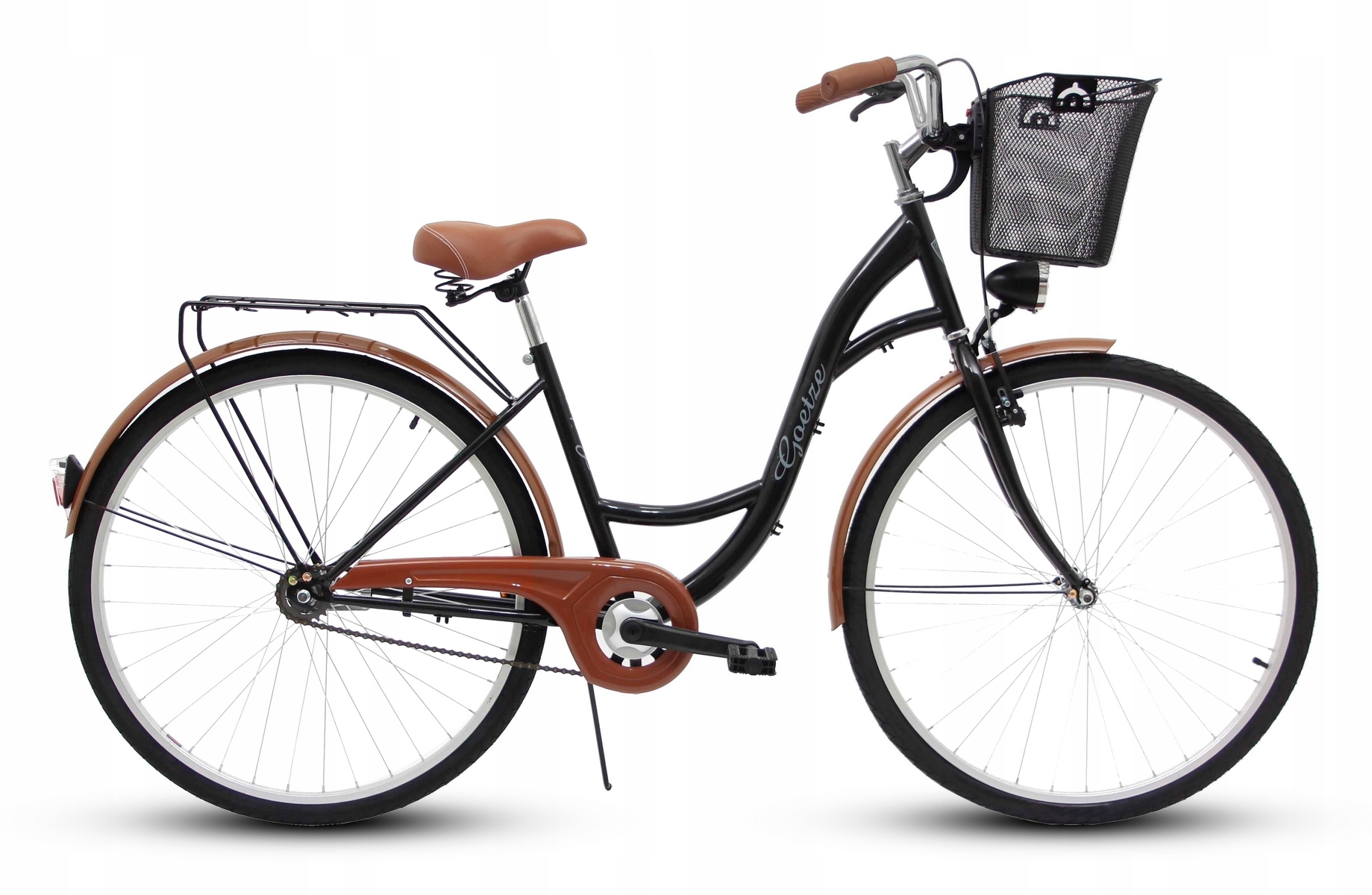 Retro bicykel - Dámske mesto Bike Goetze 28 Eco + Dámsky košík !!!