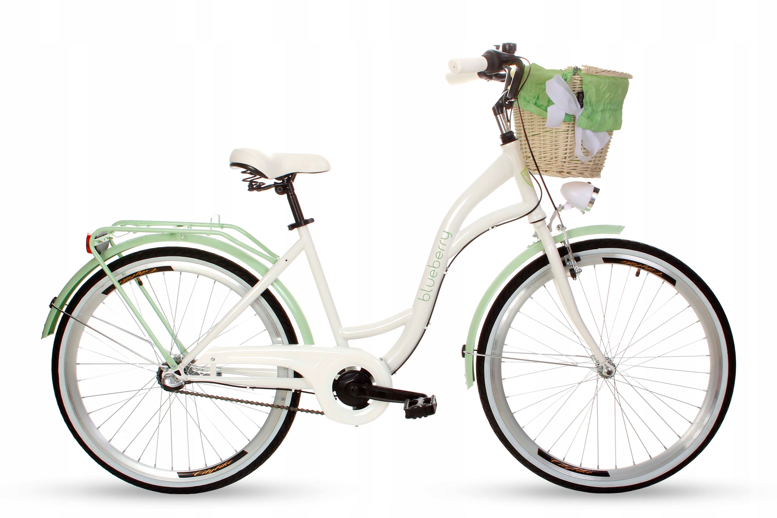 Retro bicykel - Dámske mesto Bike Goetze Blueberry 26 3B Kôš!