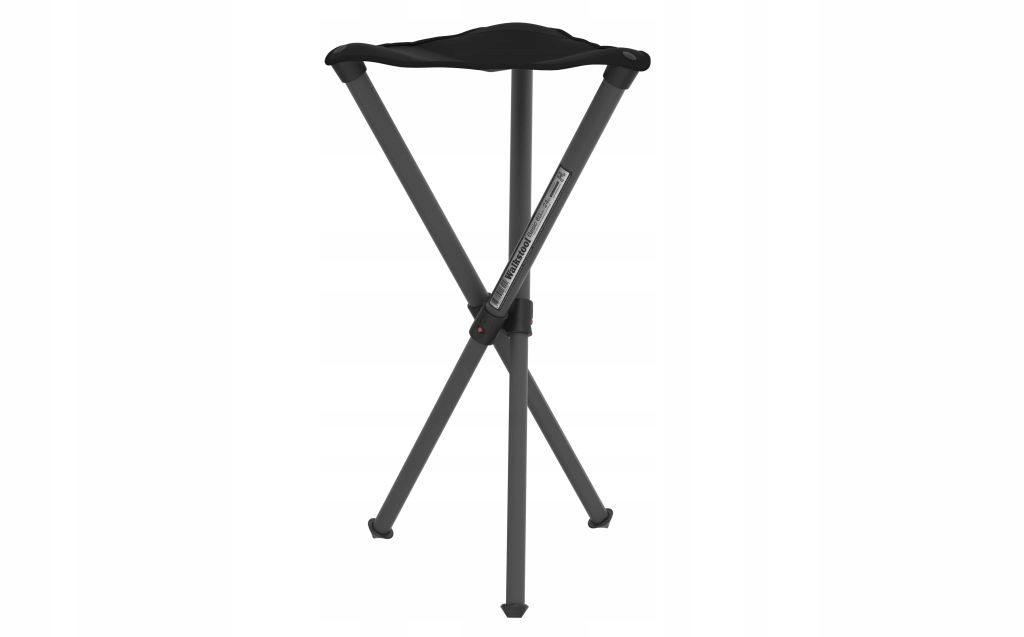 Turistická stolička bez operadla Walkstool Basic 60 čierna