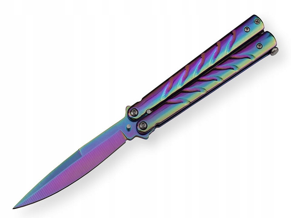 Nôž - Butterfly knife Rainbow Smart Balisong Rainbow
