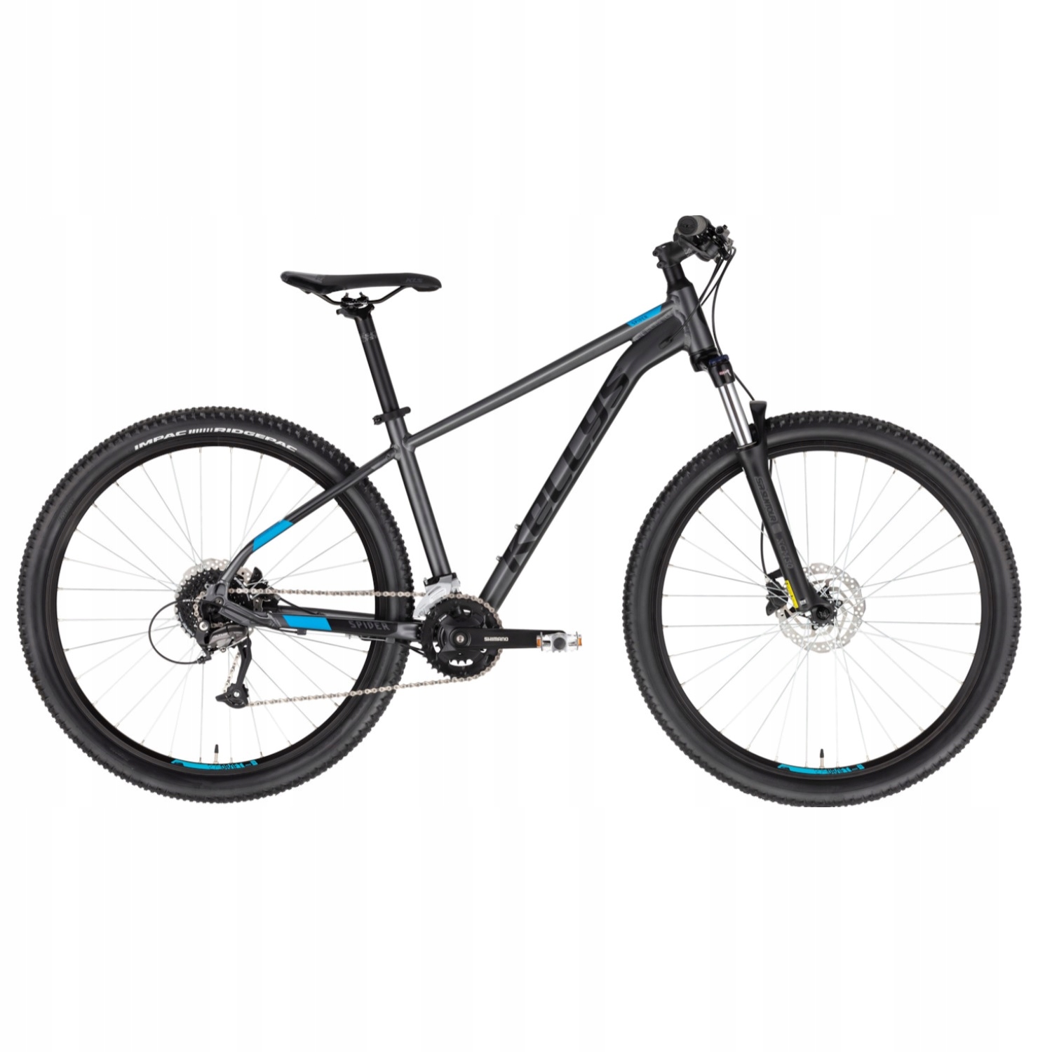Horský bicykel - Kellys Spider 70 27,5 M ME 2021 Čierna