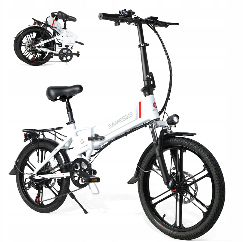 Elektricky bicykel, elektrobicykel - Skladanie elektrického bicykla Sambike 350W 10.4ah